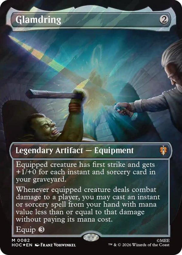 Glamdring (Borderless) (Surge Foil) (82) [The Hobbit: Eternal-Legal]