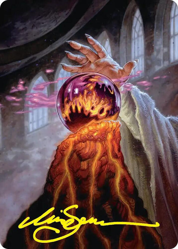 Palantir of Orthanc Art Card (Gold-Stamped Signature) (37) [The Hobbit Art Series]