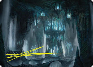 Elvenking's Halls Art Card (Gold-Stamped Signature) (23) [The Hobbit Art Series]