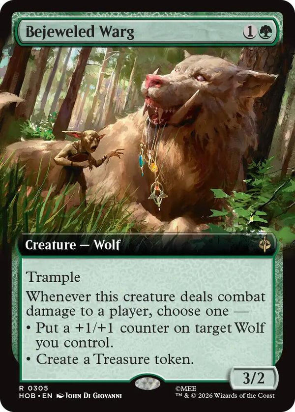 Bejeweled Warg (Extended Art) (305) [The Hobbit]