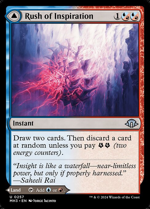 Rush of Inspiration // Crackling Falls (257) [Modern Horizons 3]