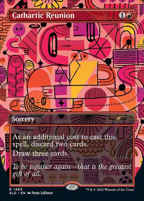 Cathartic Reunion (1465) [Secret Lair Drop] [Borderless]