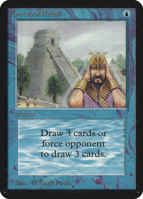 Ancestral Recall (47) [Limited Edition Alpha]