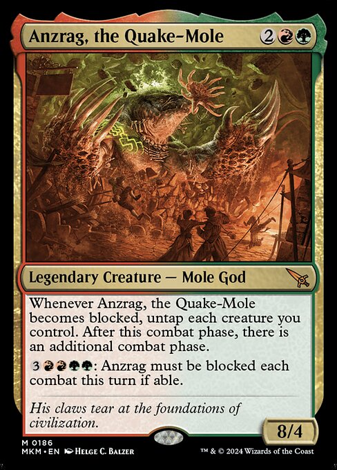 Anzrag, the Quake-Mole (186) [Murders at Karlov Manor]