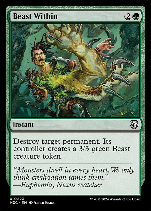 Beast Within (223) [Modern Horizons 3 Commander]