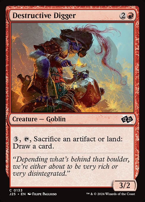 Destructive Digger (133) [Foundations Jumpstart]