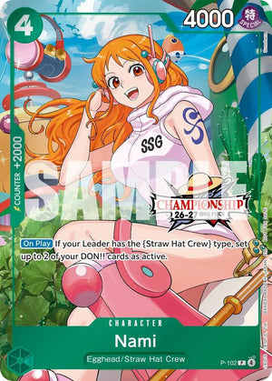 Nami (CS 26-27 Celebration Pack) (P-102) [One Piece Promotion Cards]