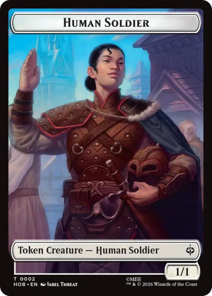 Human Soldier // Treasure (0013) Double-Sided Token (2 // 13) [The Hobbit]