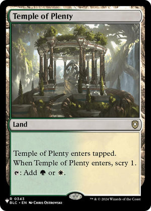 Temple of Plenty (343) [The List]