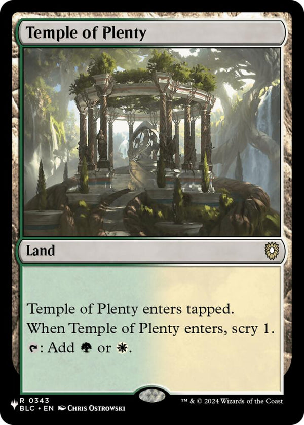 Temple of Plenty (343) [The List]