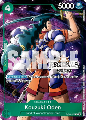 Kouzuki Oden (Regional Participation Pack 2026 Vol.2) (OP14-026) [One Piece Promotion Cards]