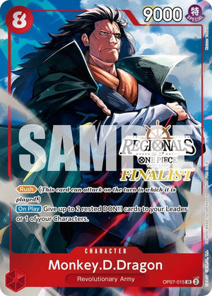 Monkey.D.Dragon (Regionals Finalist Card Set 26-27 Vol.2) (OP07-015) [One Piece Promotion Cards]