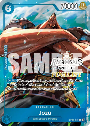 Jozu (Regionals Finalist Card Set 26-27 Vol.2) (OP08-047) [One Piece Promotion Cards]