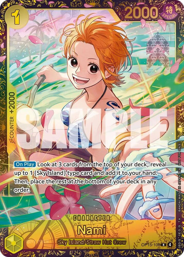 Nami (CS26-27 Regionals Season 2 Top 64) (OP15-108) [Adventure on Kami's Island]
