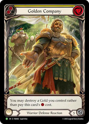 Golden Company (Yellow) - FAB482 [Flesh and Blood Promo Cards]