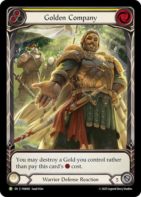 Golden Company (Yellow) - FAB482 [Flesh and Blood Promo Cards]