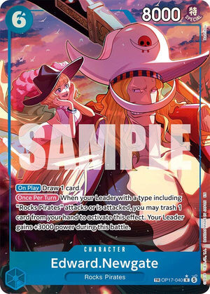 Edward.Newgate (040) (TR) (OP17-040) [The World's Strongest Warriors]