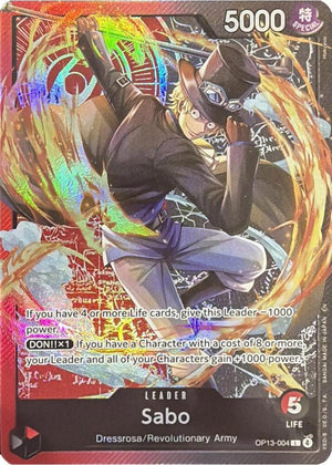 Sabo (Sound Loader Ace and Sabo Edition 2026) (OP13-004) [One Piece Promotion Cards]