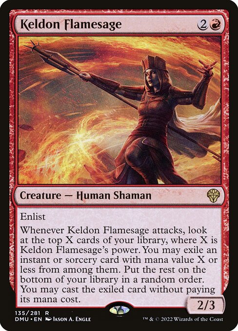 Keldon Flamesage (135) [Dominaria United]