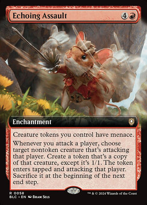 Echoing Assault (58) [Bloomburrow Commander]