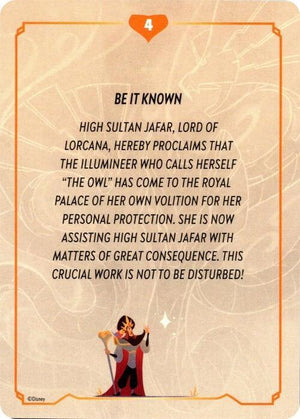 Reign of Jafar Lore Card (4 of 19) [Reign of Jafar]