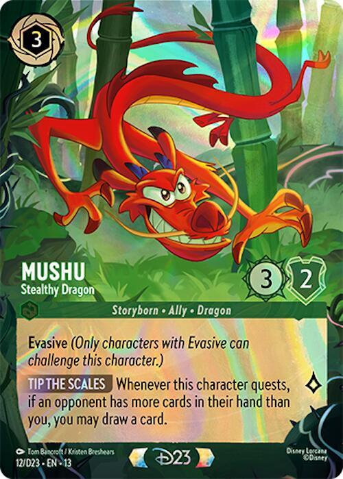 Mushu - Stealthy Dragon (12) [D23 Promos]
