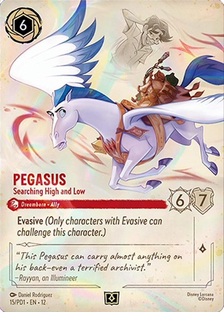 Pegasus - Searching High and Low (15) [Disney Lorcana Promo Cards]