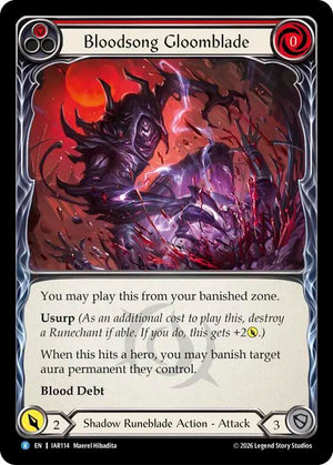 Bloodsong Gloomblade (IAR114) [Usurp the Shadow Throne]