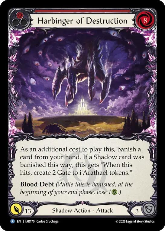 Harbinger of Destruction (IAR170) [Usurp the Shadow Throne]