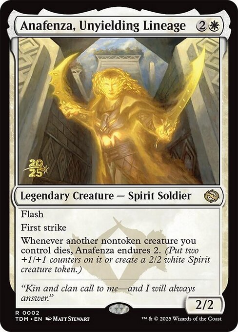Anafenza, Unyielding Lineage (2s) [Tarkir: Dragonstorm Promos]