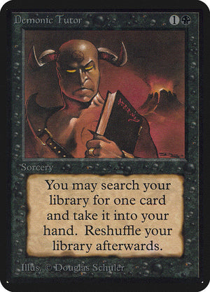 Demonic Tutor (104) [Limited Edition Alpha]