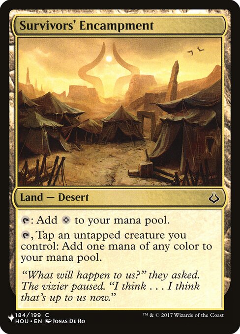 Survivors' Encampment (HOU-184) [The List]