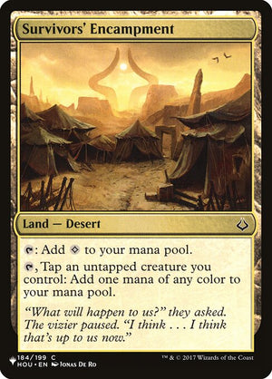 Survivors' Encampment (HOU-184) [The List]