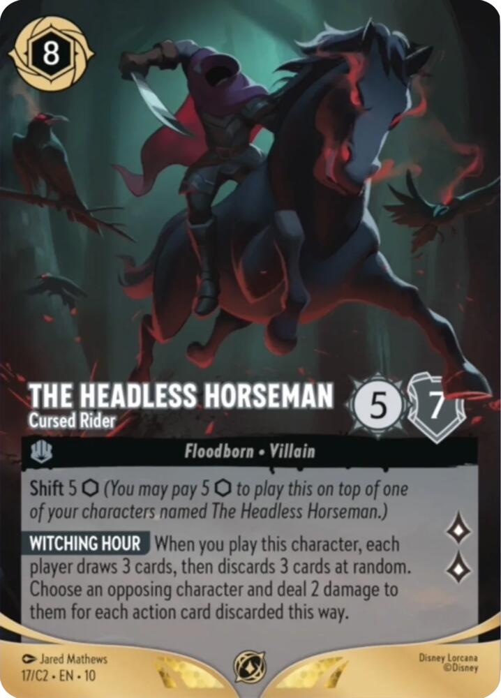 The Headless Horseman - Cursed Rider (17) [Disney Lorcana Promo Cards]
