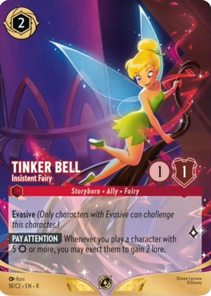 Tinker Bell - Insistent Fairy (18) [Disney Lorcana Promo Cards]