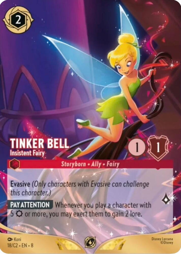 Tinker Bell - Insistent Fairy (18) [Disney Lorcana Promo Cards]