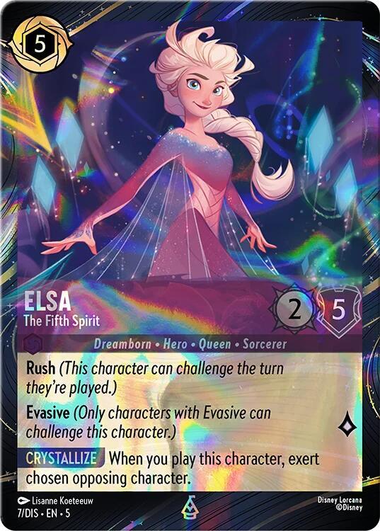 Elsa - The Fifth Spirit (Magical Places Promo) (7) [Disney Lorcana Promo Cards]