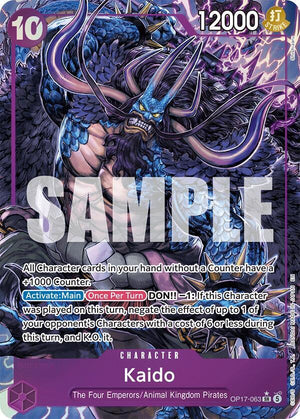 Kaido (063) (Alternate Art) (OP17-063) [The World's Strongest Warriors]