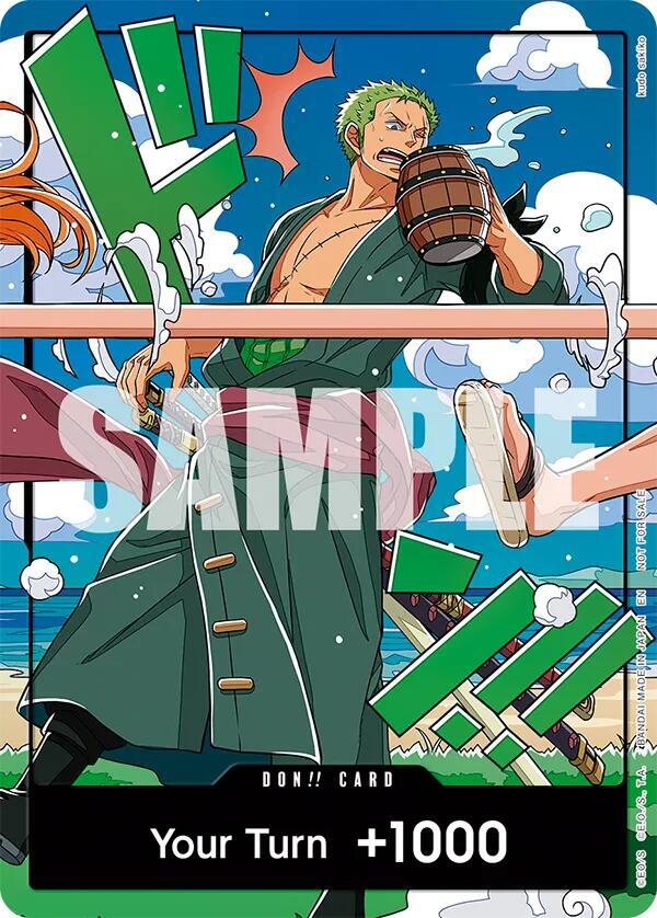 DON!! Card (World United) (Zoro) [One Piece Promotion Cards]