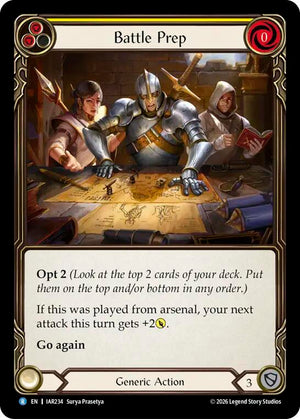 Battle Prep (Yellow) (IAR234) [Usurp the Shadow Throne]