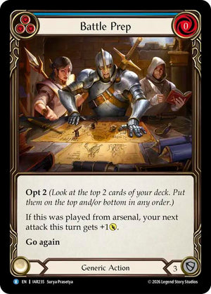 Battle Prep (Blue) (IAR235) [Usurp the Shadow Throne]