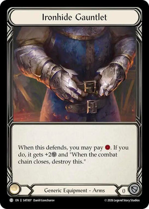 Ironhide Gauntlet (SAT007) [Silver Age: Usurp the Shadow Throne]
