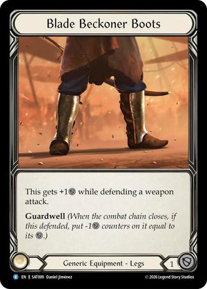 Blade Beckoner Boots (SAT009) [Silver Age: Usurp the Shadow Throne]