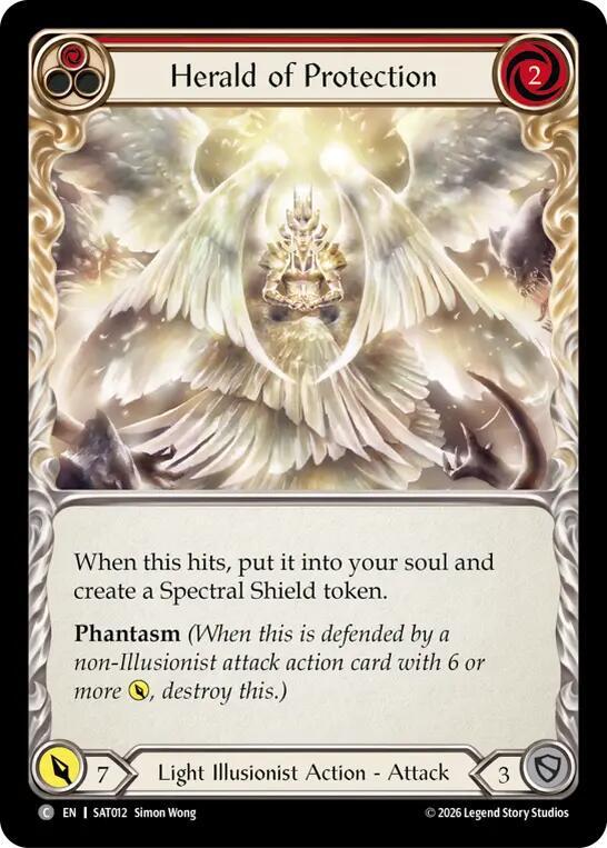 Herald of Protection (Red) (SAT012) [Silver Age: Usurp the Shadow Throne]