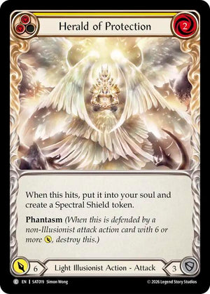 Herald of Protection (Yellow) (SAT019) [Silver Age: Usurp the Shadow Throne]
