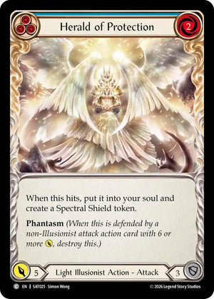 Herald of Protection (Blue) (SAT025) [Silver Age: Usurp the Shadow Throne]