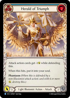 Herald of Triumph (Blue) (SAT027) [Silver Age: Usurp the Shadow Throne]