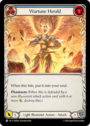 Wartune Herald (Blue) (SAT029) [Silver Age: Usurp the Shadow Throne]