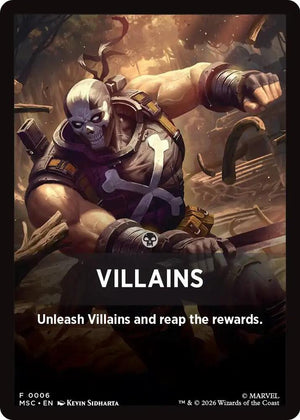 Villains Theme Card (6) [Marvel Super Heroes Commander]