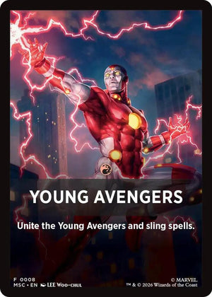 Young Avengers Theme Card (0008) [Marvel Super Heroes Commander]
